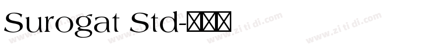 Surogat Std字体转换